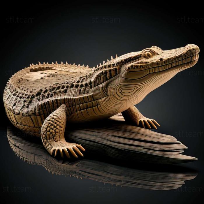 3D model Crocodylus halli (STL)